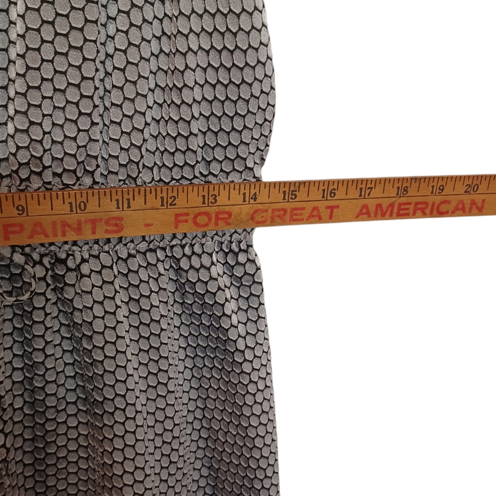 BANANA REPUBLIC Gray Geometric Polka Dot Print Sleeveless Mini Dress 2 X-Small - Picture 7 of 9